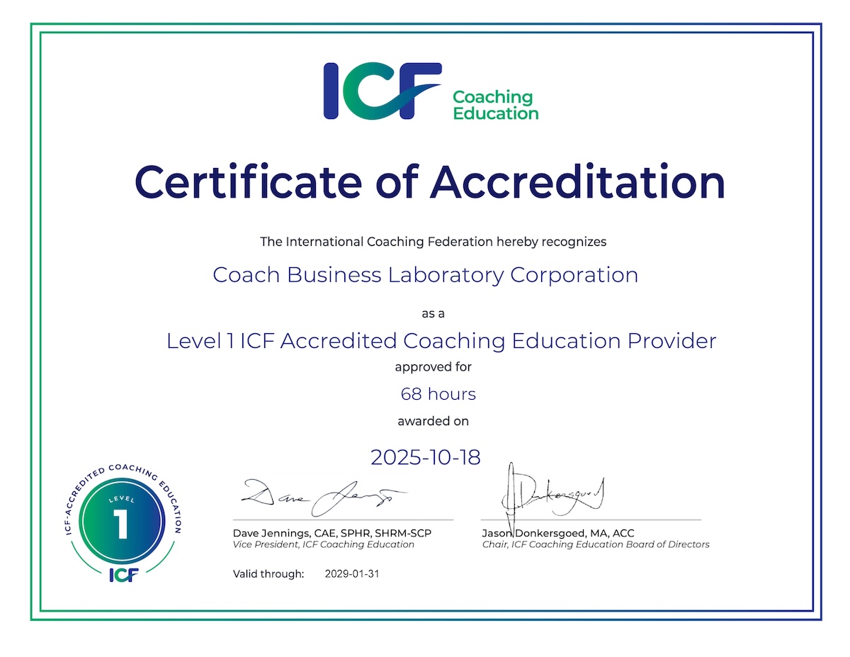 国際コーチング連盟（ICF）Level 1